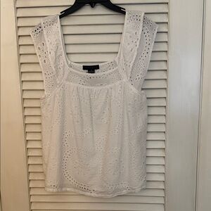 Sanctuary White Eyelet Blouse